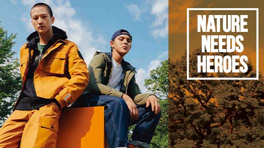 復興館6F Timberland新品登場Nature Needs Heroes