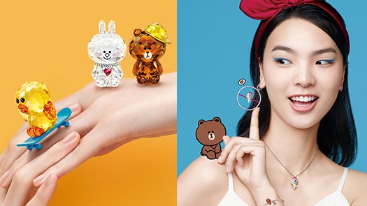 復興館B1 LINE FRIENDS 與 SWAROVSKI 全新聯名系列