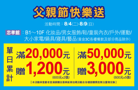 父親節快樂送