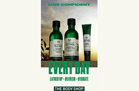 2F THE BODY SHOP 新品上市