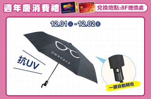 週年慶快樂購聯合集點卡 消費來店禮 第四波
