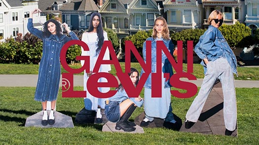 復興館6F LEVI'S®與GANNI再度攜手設計聯名丹寧系列獨家販售