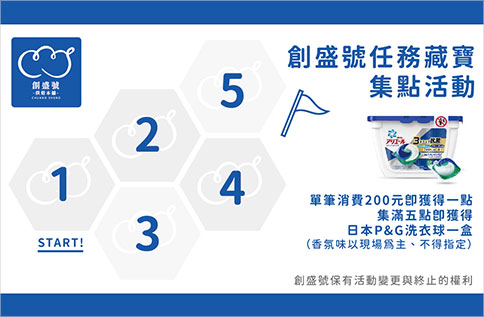 B1 創盛號 集點活動