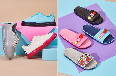 復興獨家B2 女鞋melissa X BT21聯名新品登場