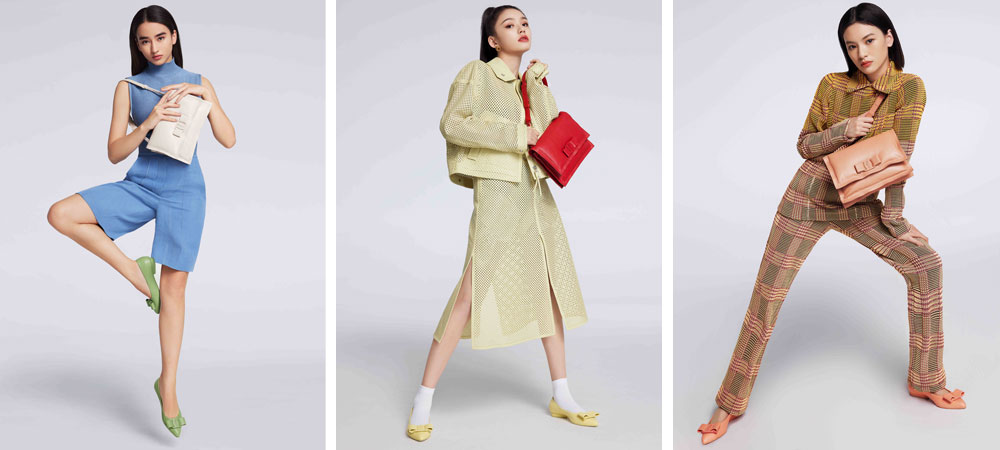 Salvatore Ferragamo Viva形象大使 李宛妲、林允、邱天(左起)